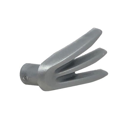 LEGO claws - flat silver