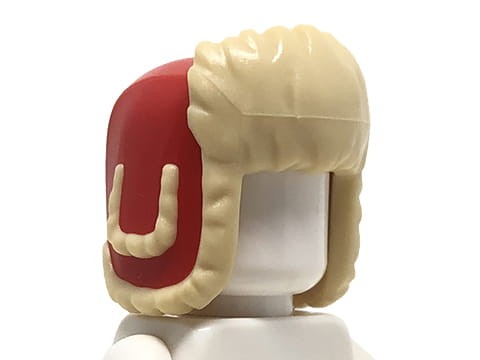 Accéder au produit Bonnet d'hiver à cache-oreilles LEGO - rouge