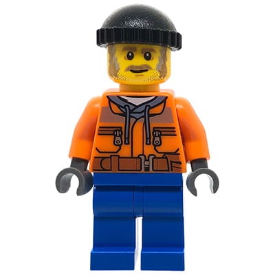 Accéder au produit Figurine LEGO City - Ouvrier du bâtiment / Constructeur avec une casquette