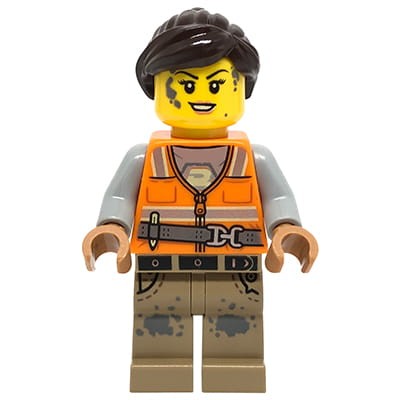 Accéder au produit Figurine LEGO Hidden Side - Nanna, ouvrière du bâtiment