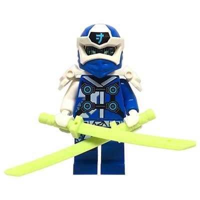 Go to product LEGO Ninjago Minifigure - ninja Jay / Digi Jay with katanas