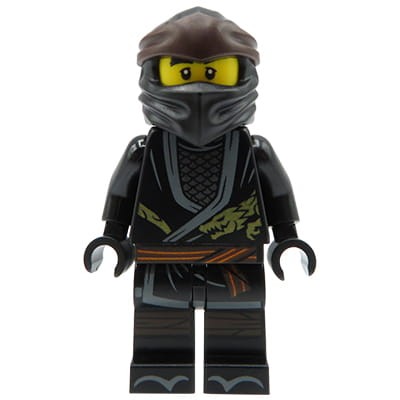 Accéder au produit Figurine LEGO Ninjago Legacy - Ninja Cole, robe noire et masque