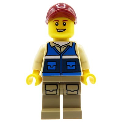 Accéder au produit Figurine LEGO City - Sauveteur animalier avec une casquette