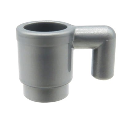Accéder au produit Mug / tasse LEGO - argent plat