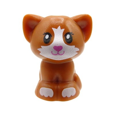 Accéder au produit LEGO Friends petit chat / bébé chaton - orange foncé