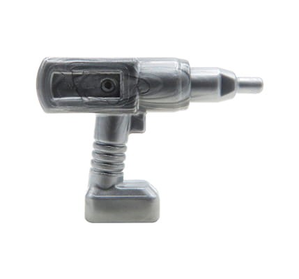 LEGO drill - flat silver