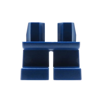 LEGO nogi / nóżki minifigurki - krótkie / dziecięce, granatowe spodnie