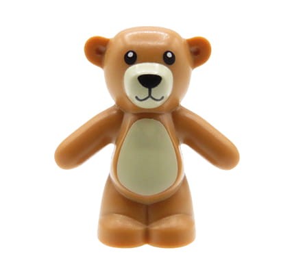Go to product LEGO teddy bear / toy - medium nougat