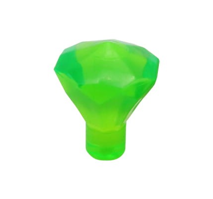 LEGO jewel / crystal / diamond - trans-bright green