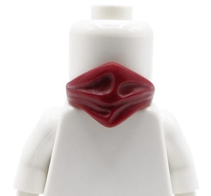 LEGO bandana ninja / face scarf mask - dark red