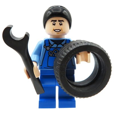 Go to product Custom Minifigure - Car mechanic - made of LEGO parts