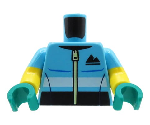 Go to product LEGO minifigure torso - sports t-shirt, gloves