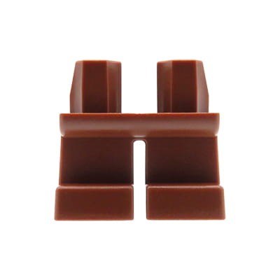 Accéder au produit Figurine LEGO jambes courtes - pantalon marron rougeâtre