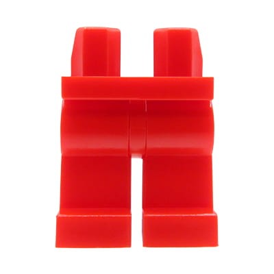 Accéder au produit Jambes de figurine LEGO - pantalon rouge