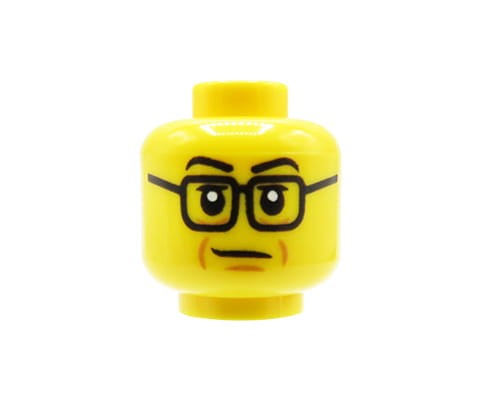 Go to product LEGO minifigure head - man, glasses