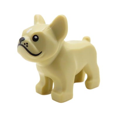Accéder au produit Chien LEGO / bouledogue français - beige