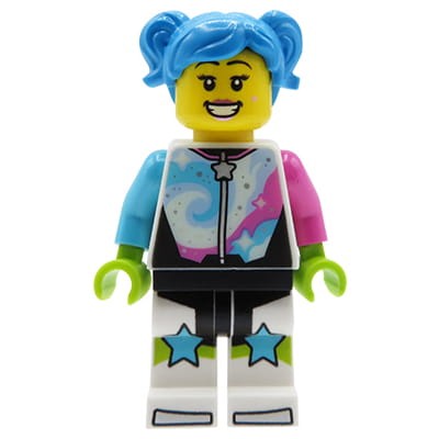 Go to product LEGO City Minifigure - Woman / Girl / Teenager, blue hair