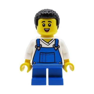 LEGO City Minifigure - Little Boy / Child, overalls
