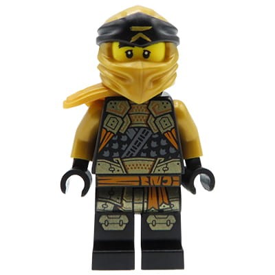 Accéder au produit Figurine cristallisée LEGO Ninjago - Cole (Ninja doré)