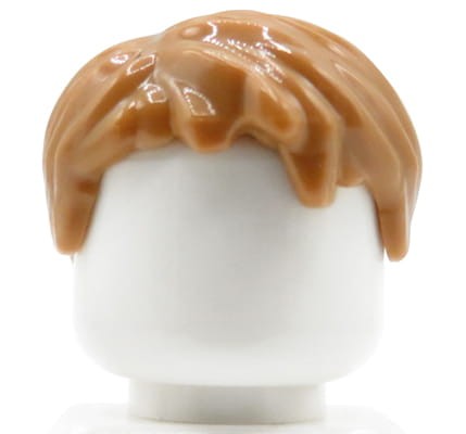 Go to product LEGO minifigure hair - male, light brown, short