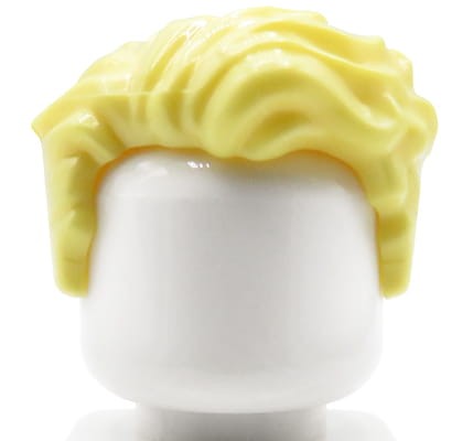 Go to product LEGO minifigure hair - male, blonde, wavy