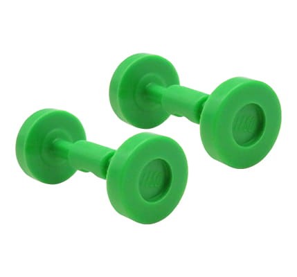Go to product LEGO dumbbells / weights - bright green (pair)