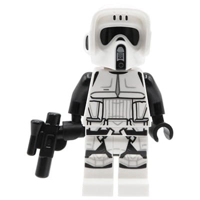 Accéder au produit Figurine LEGO Star Wars - Scout Trooper impérial + blaster