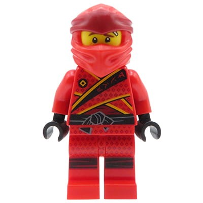 LEGO Ninjago Minifigure - ninja Kai - red robe and mask