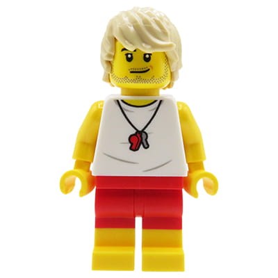 Accéder au produit Figurine LEGO City - Sauveteur de plage