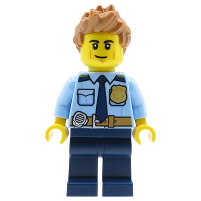 Go to product LEGO City Minifigure - Male Police Officer / Policeman