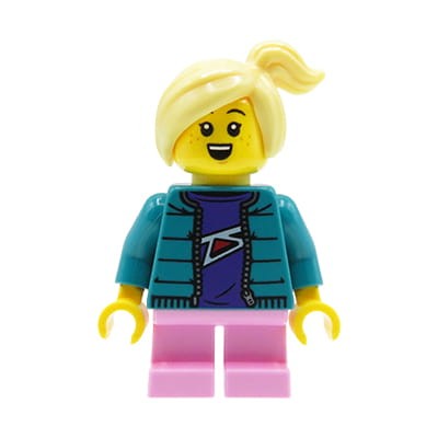 Go to product  LEGO City Minifigure - Little Girl / Child, blonde hair
