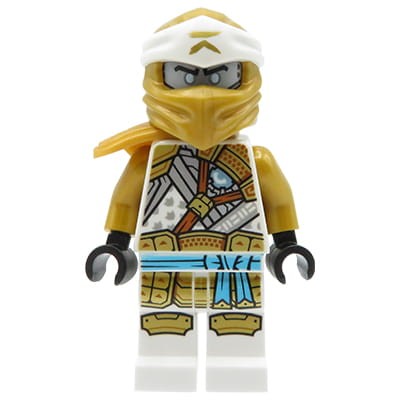 Accéder au produit Figurine LEGO Ninjago cristallisée - Zane (Ninja doré)