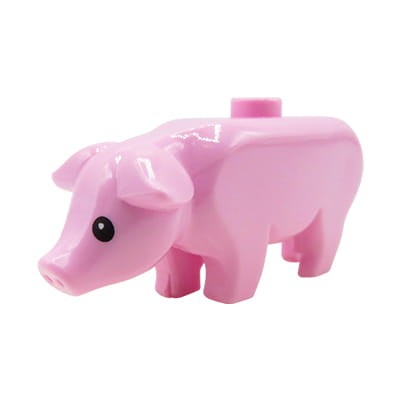Accéder au produit Cochon LEGO - rose vif