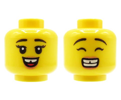 Go to product LEGO minifigure head - woman, smile with teeth