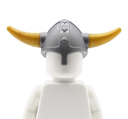 Go to product LEGO viking helmet - pearl dark gray with horns