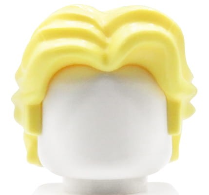 Accéder au produit Cheveux de figurine LEGO - homme, blond, ondulé