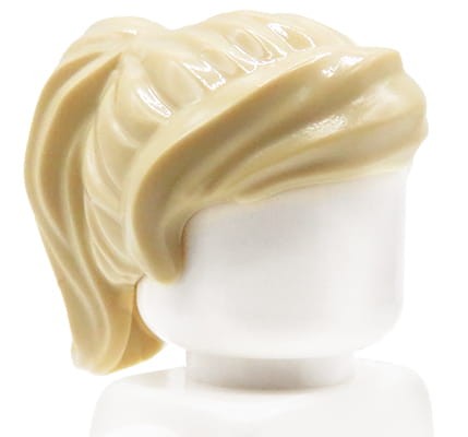 Go to product LEGO minifigure hair - female, blonde, ponytail