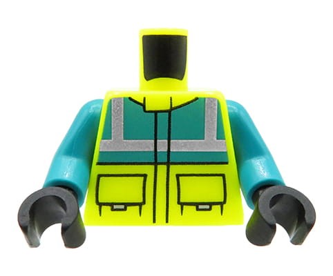 Accéder au produit Torse de figurine LEGO - secouriste médical / ambulancier, veste