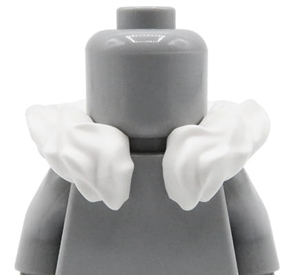 Accéder au produit Collier en fourrure pour figurine LEGO - blanc