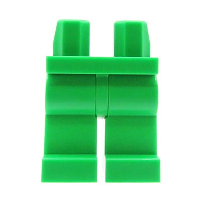 LEGO figurine legs - bright green pants