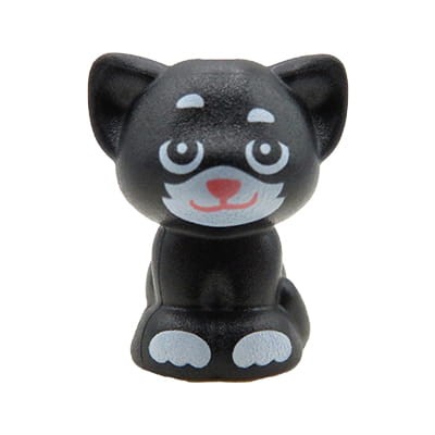 LEGO Friends little cat / baby kitten - black