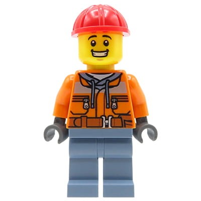 Accéder au produit Figurine LEGO City - Ouvrier du bâtiment, casque