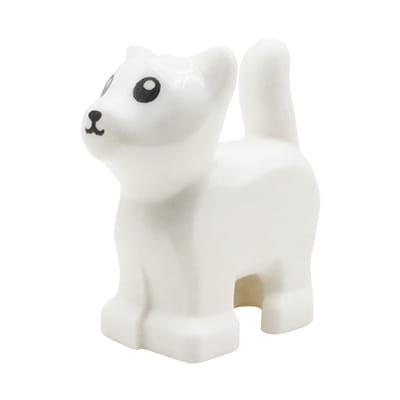 LEGO kot / kotek - biały