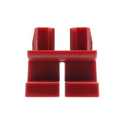 LEGO minifigure short legs - dark red pants