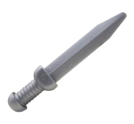 Accéder au produit Épée romaine LEGO Gladius - argent plat