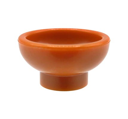 LEGO bowl - dark orange, small
