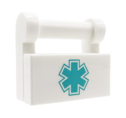 Accéder au produit Trousse de premiers secours / médicaments / trousse de médecin - fabriquée à partir de pièces LEGO