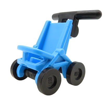 Accéder au produit Poussette bébé LEGO pour enfant/bébé - bleu azur foncé
