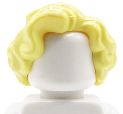Go to product LEGO minifigure hair - female, blonde, wavy