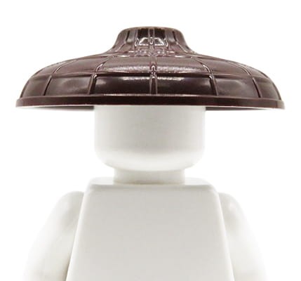 Zum Produkt LEGO konischer asiatischer / Samurai-Hut - dunkelbraun